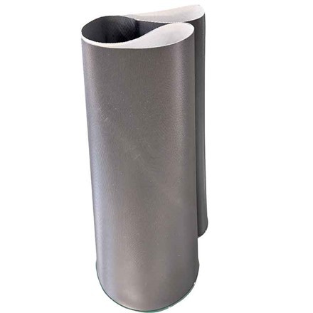 Sort PVC Rough Top Diamond Patter Curving Transportør Belt